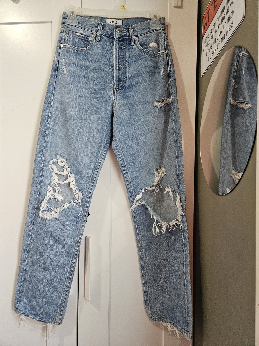 AGOLDE 90's Jean Distressed Jeans